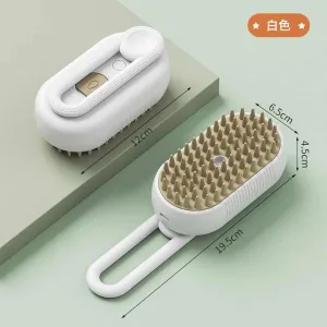بخاخ بخار كهربائي محمول 3 في 1 القط ، أداة إزالة . 3 in 1 Portable Electric Steamer Cat, Pet Deshedding Tool
