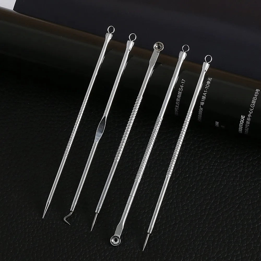 5Pc/Set Stainless Steel Blemish White headband Blackhead Come done Makeup Tools