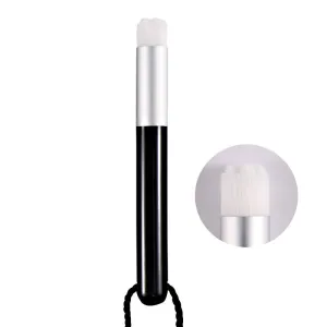 6-piece Soft Nasal Washing Brush Set for Blackhead Removal and Deep Cleansing - Flower Head Design Black / Silver