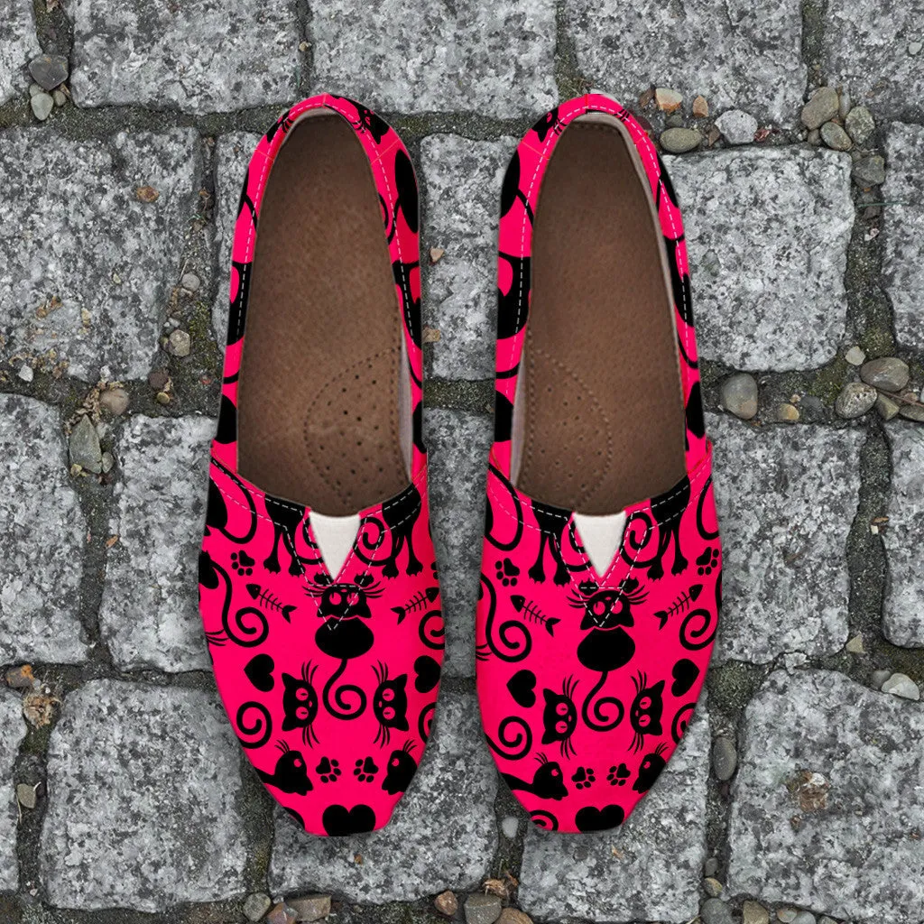 Cats Pink Ladies Casuals
