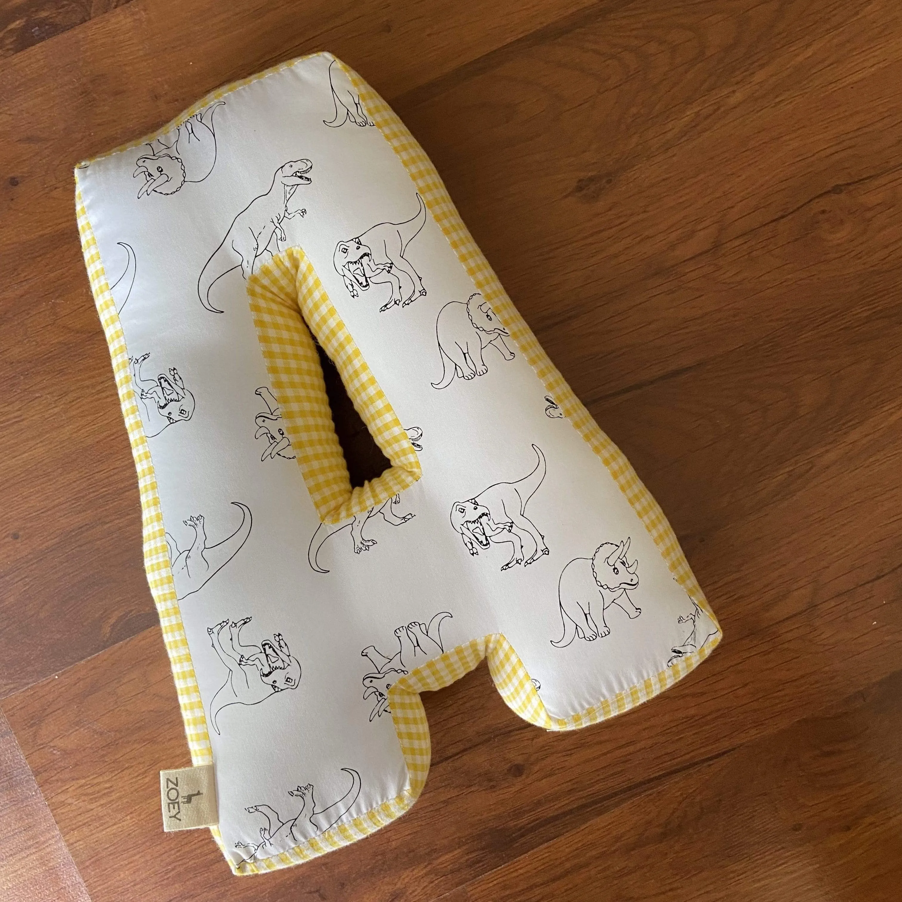 Dino-mite Alphabet Cushion