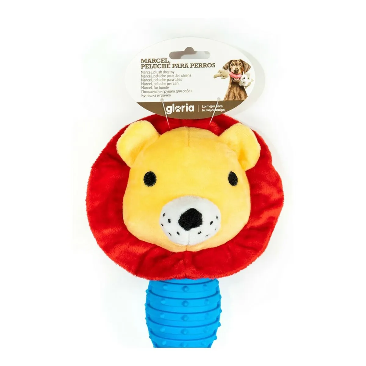Dog Chewing Toy Gloria Marcel with Sound Lion Polyester Eva Rubber Polypropylene