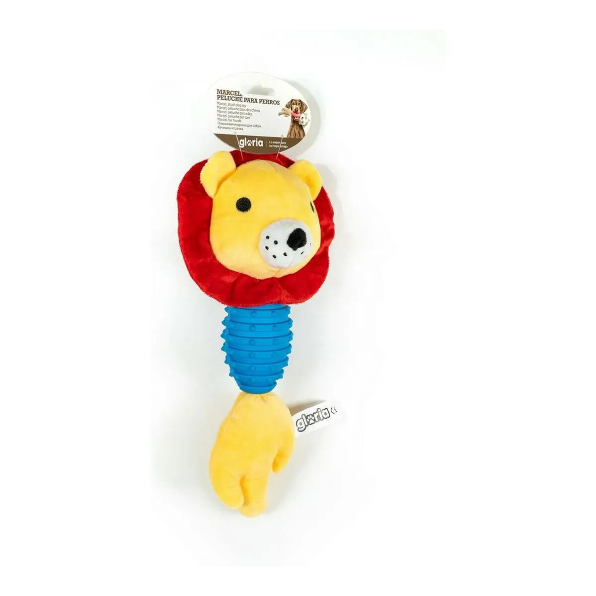 Dog Chewing Toy Gloria Marcel with Sound Lion Polyester Eva Rubber Polypropylene