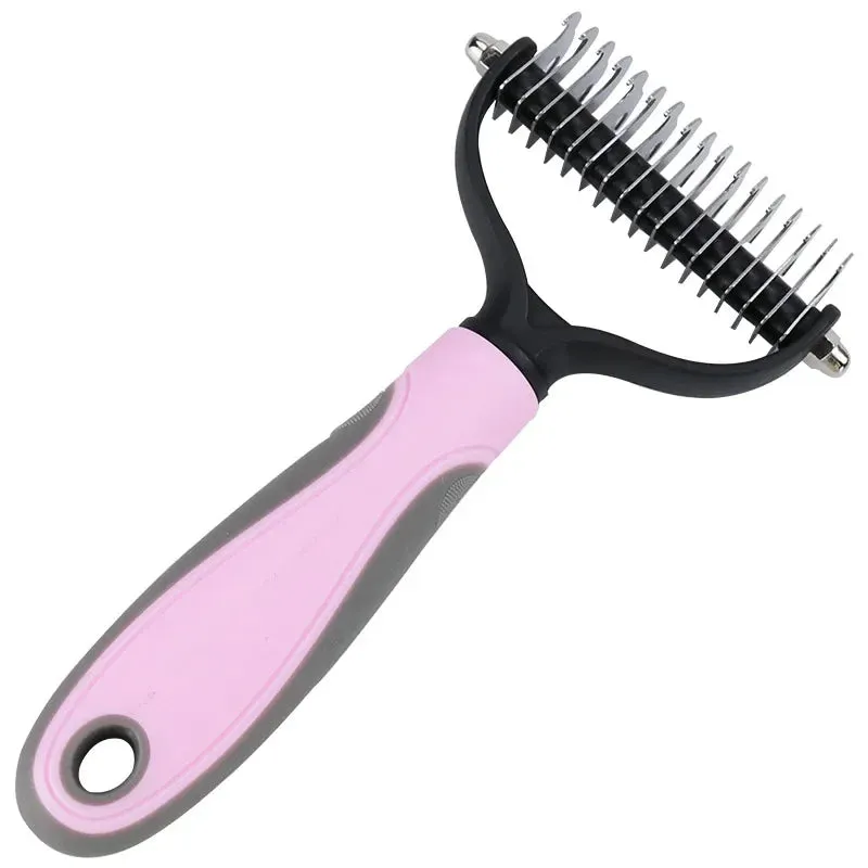 Dog Comb Cat Brush Pet Hair Removal Comb for Dogs Cat Dematting Deshedding Brush Pets Fur Knot Cutter Pet Grooming Tools