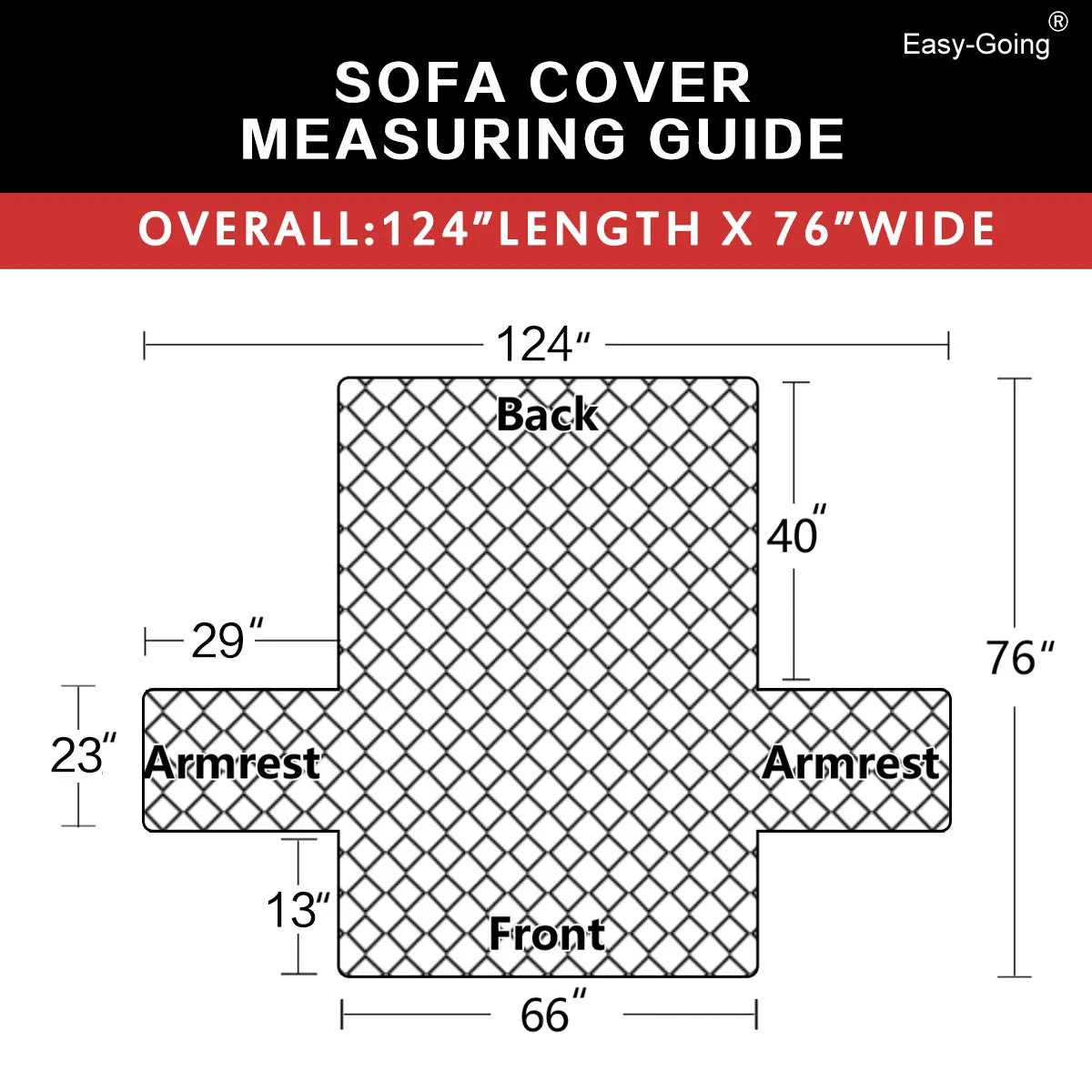 Easy-Going Reversible Couch Cover for 3 Cushion Couch Sofa Cover for Dogs Water Resistant Furniture Protector Cover with Foam Sticks Elastic Straps for Pet Cat (Sofa, Gray/Light Gray)