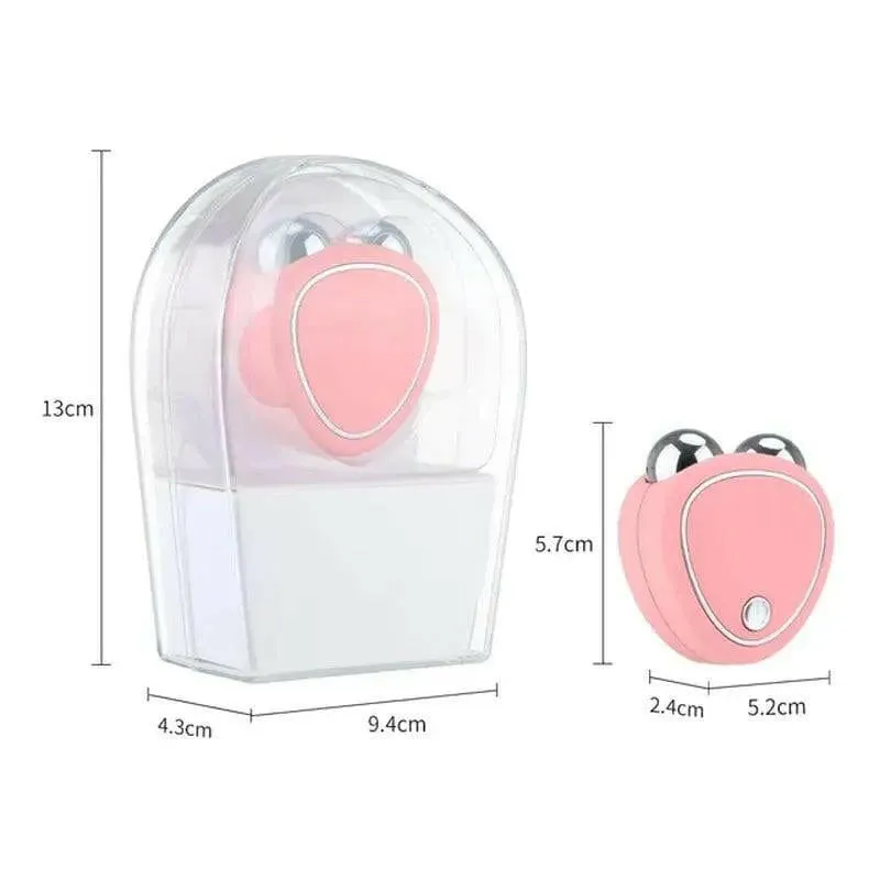 EMS Facial Skin Care Ice Roller Face Massagers for Microcurrent Face Lift Tighten Machine Electroporator Galvanic Beauty Device