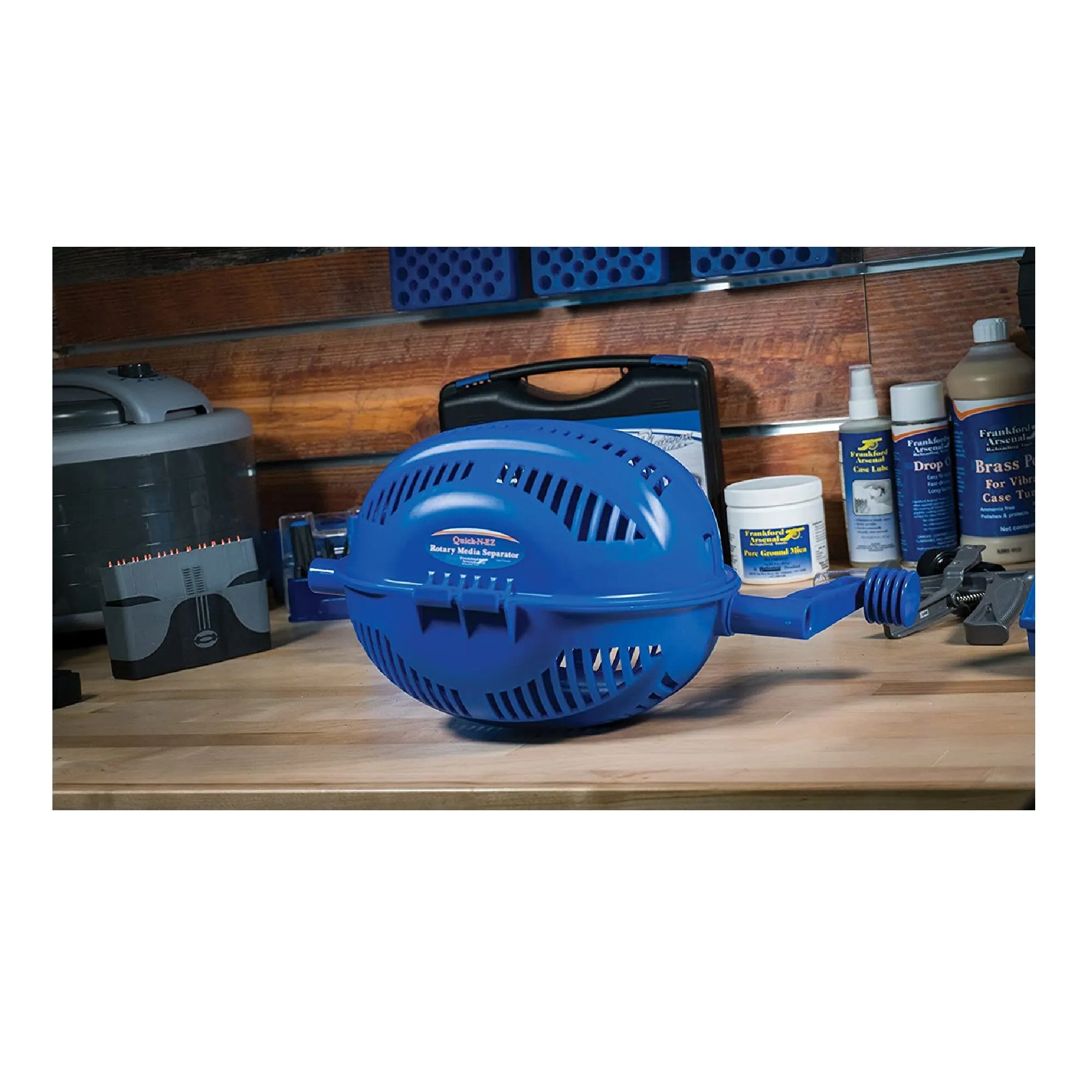 Frankford Arsenal Quick-N-EZ Rotary Sieve Kit With Media Separator And Bucket Adapter For Reloading