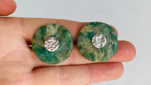 Guatemalita Earrings. Sterling Silver Posts. 1202