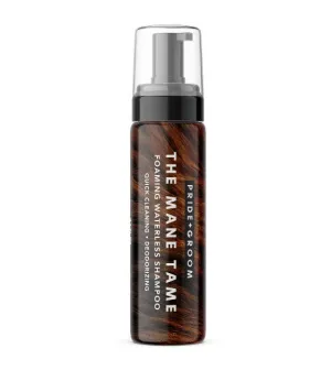 Pride   Groom The Mane Tame All-Natural Waterless Foam Shampoo for Dogs and Cats