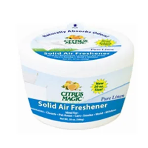 Solid Air Freshener Pure Linen 20 oz By Citrus Magic