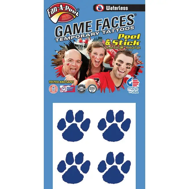 Spirit Game Face Temporary Tattoo