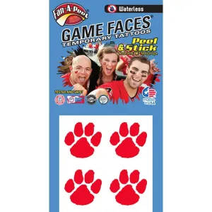 Spirit Game Face Temporary Tattoo
