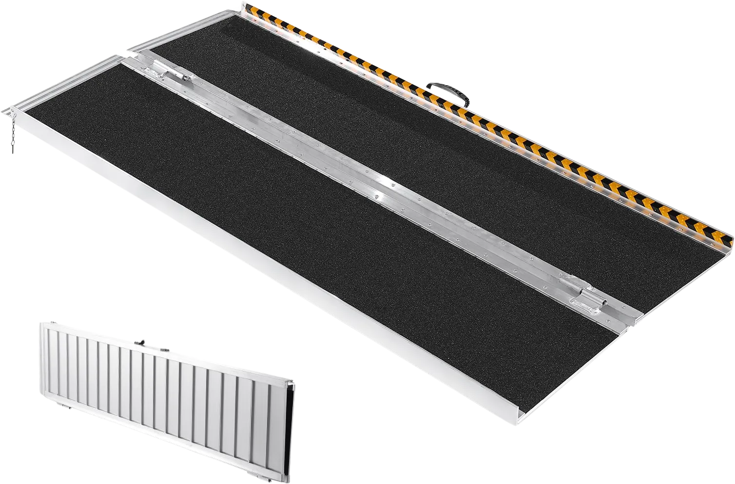 Vevor Portable Wheelchair Ramp 6' 800 lbs Folding Non-Slip Aluminum New